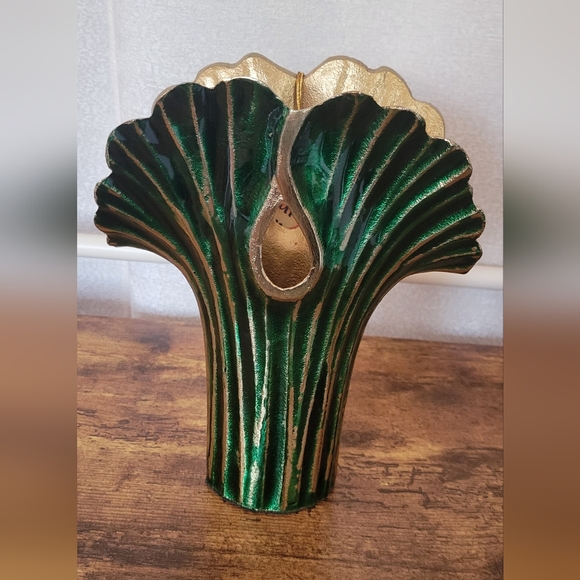 NWT Global Fusion World Traveler Ginkgo Vase - Picture 3 of 6